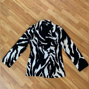 Vintage Zebra Print Coat 🦓